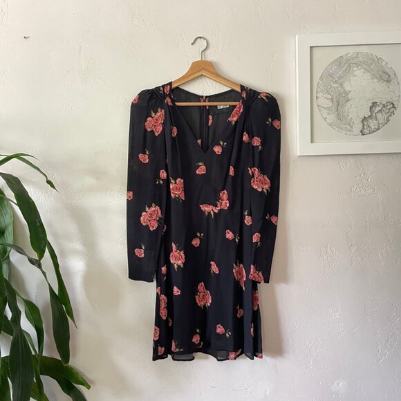 Reformation Dresses & Skirts - REFORMATION Bay Mini Dress Lorraine Rose Print | Size 2